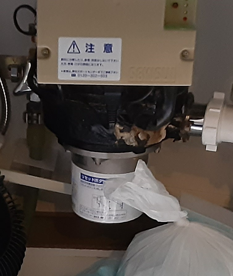 テラル製 ディスポーザの交換工事