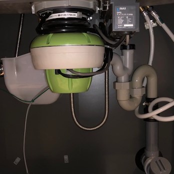 リクシル ディスポーザの交換工事