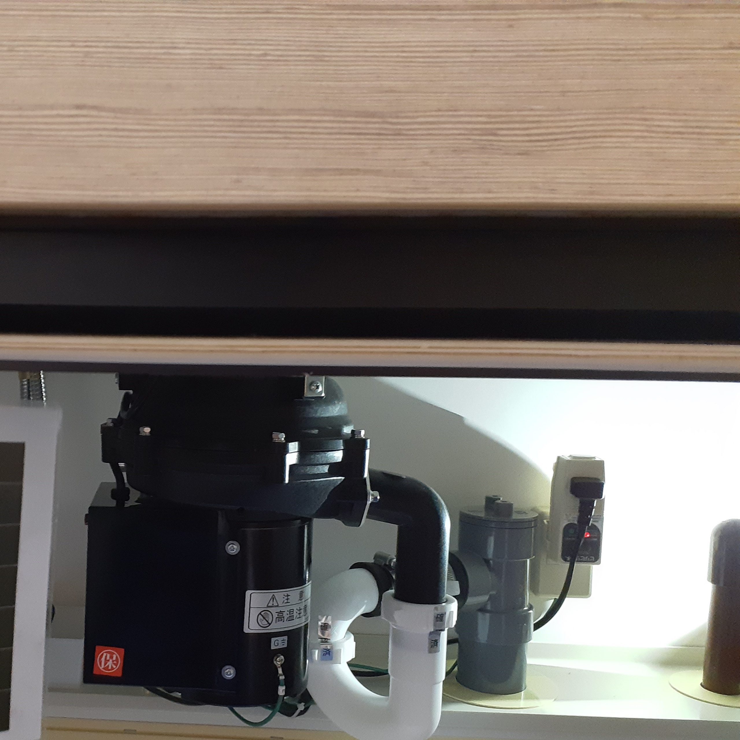 ディスポーザの交換工事