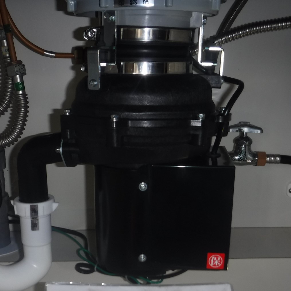 安永エアポンプ ディスポーザの交換工事