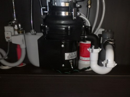 安永エアポンプ ディスポーザの交換工事