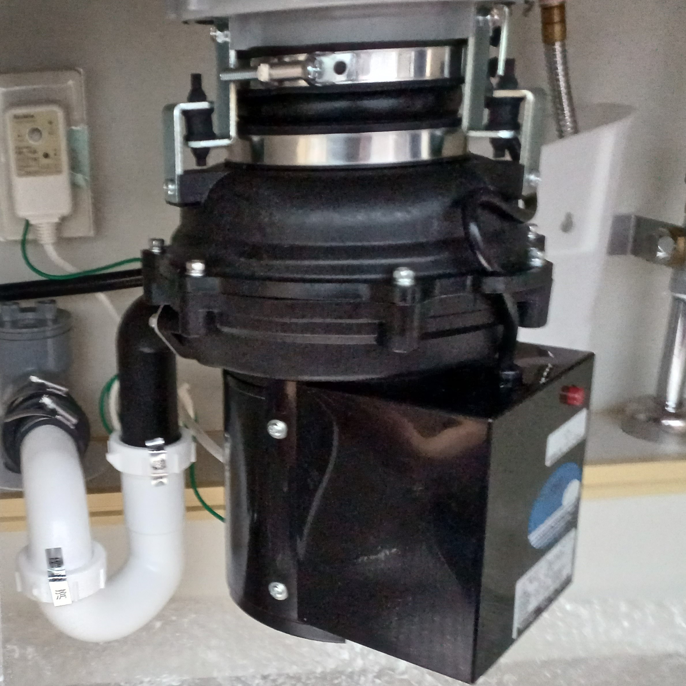 安永エアポンプ ディスポーザの交換工事