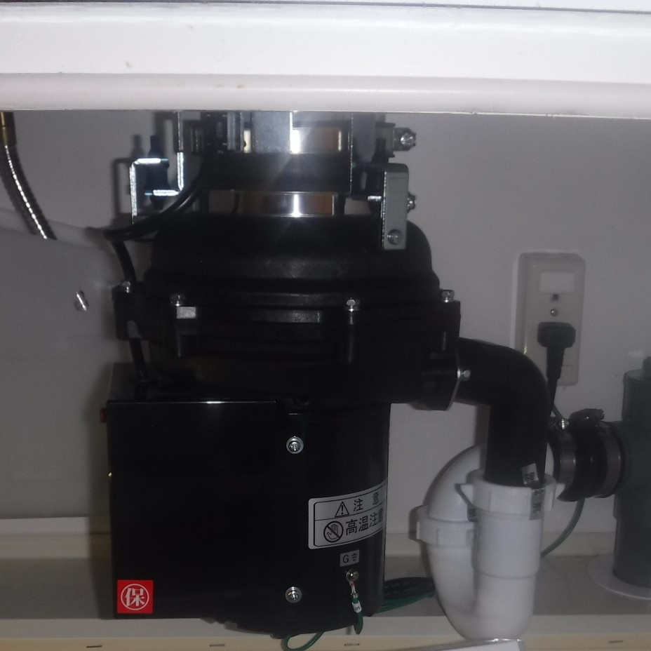 安永エアポンプ ディスポーザの交換工事