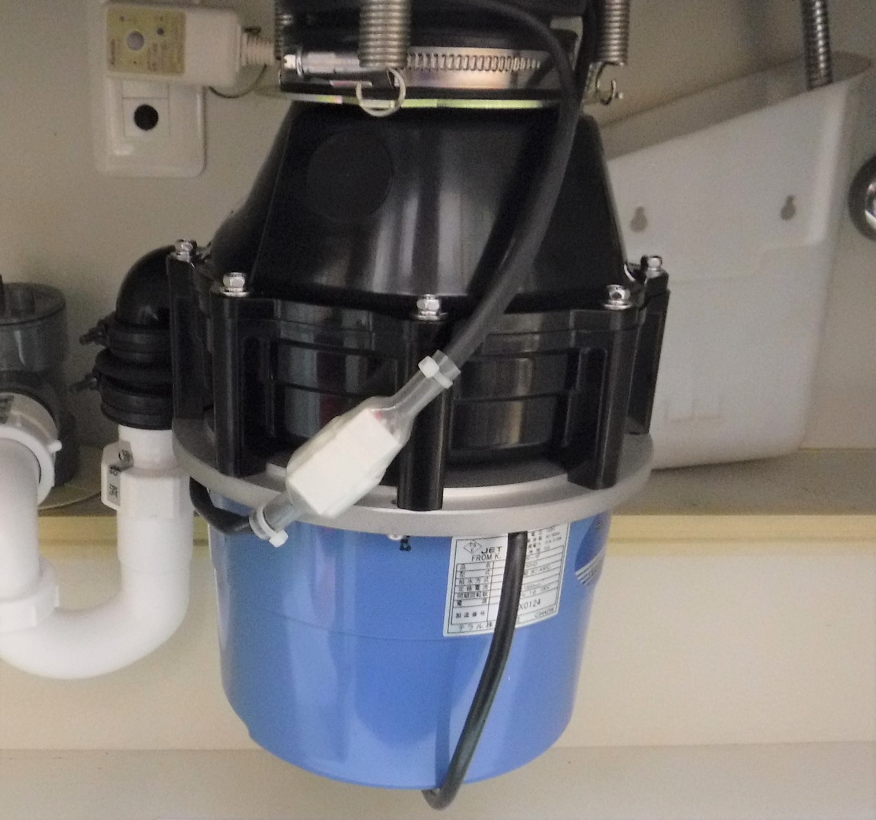 日本ゼスト（ZEST）ディスポーザの交換工事