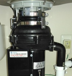安永エアポンプ　ディスポーザの交換工事