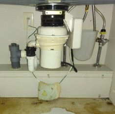 安永エアポンプ　ディスポーザの交換工事