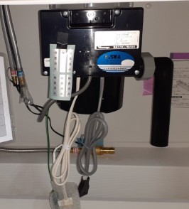 安永エアポンプ　 ディスポーザの交換工事