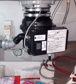 ニッコー　ディスポーザの交換工事