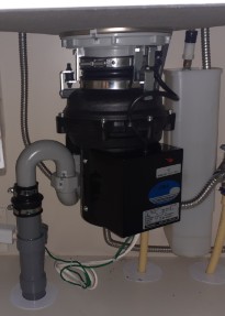 安永エアポンプ　 ディスポーザの交換工事