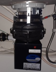 安永エアポンプ　 ディスポーザの交換工事