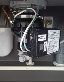 ニッコー　ディスポーザの交換工事
